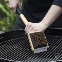 CC1100 Safe-Scrub™ Sustainable Bamboo Grill Brush - Product styled