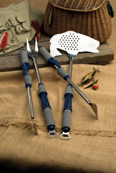 CC1107 Angler Grill 3PC BBQ Tool Set - Styled