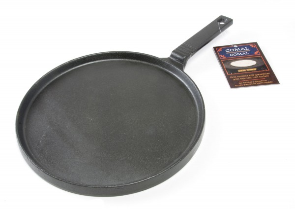 CC1997 Cast Iron Comal Pan - Package on White