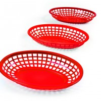 CC2019 Diner Style Serving Baskets - Product on White