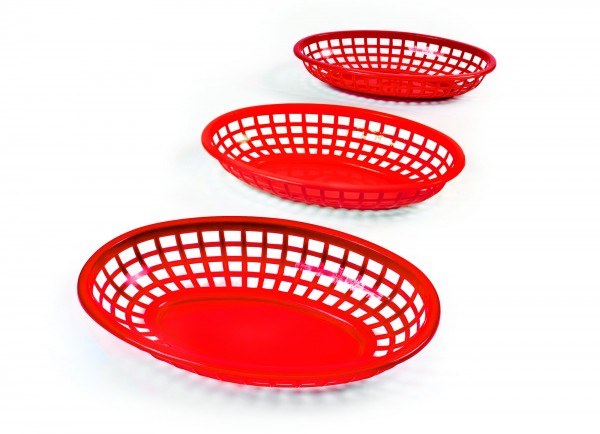 CC2019 Diner Style Serving Baskets - Product on White