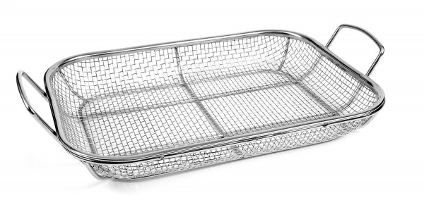 CC3091 Wire Mesh Roasting Pan - Product on White