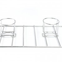 CC3118 Wire Double Chicken / Turkey Rack - Product on White