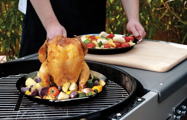 CC3503 Convertible Wok / Vertical Poultry Rack - Styled