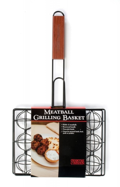 CC3504 Meatball Grilling Basket - Package on White