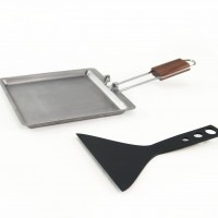 CC3529 Raclette Pan w/ Scraper - Product on White