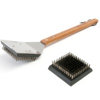 CC4059 Big Head™ Grill Brush w/ Replacement Head - Product on White