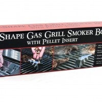 CC4086 Gas Grill V-Smoker Box w/ Pellet Tube - Package on White