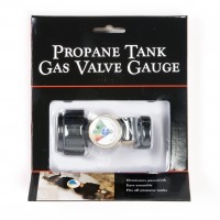 CC4509 Propane Tank Gas Valve Gauge - Package on White