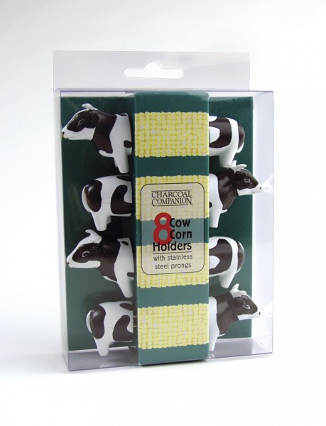 CC5007 Cow Corn Holders - Package on White