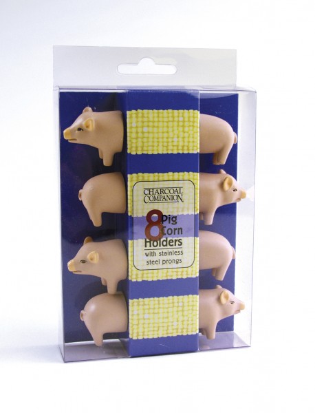 CC5008 Pig Corn Holders - Package on White