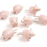 CC5008 Pig Corn Holders - Product on White