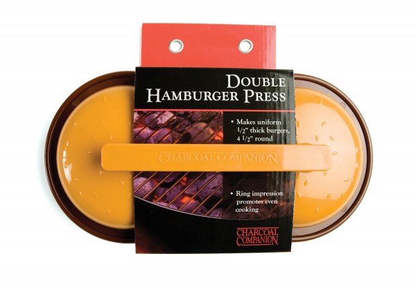 CC5043 Double Hamburger Press - Package on White