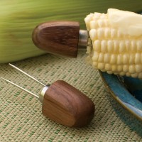CC5083 Hardwood Corn Holders - Styled
