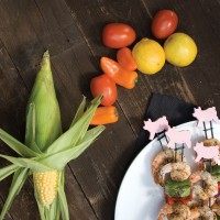 CC5097 Double Prong Pig Skewers - Styled