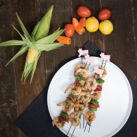 CC5097 Double Prong Pig Skewers - Styled
