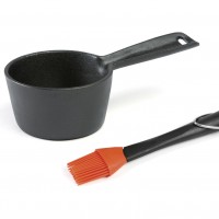 CC5099 Sauce Pot & Basting Brush Set - Product on White
