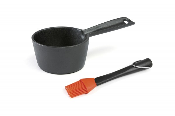 CC5099 Sauce Pot & Basting Brush Set - Product on White
