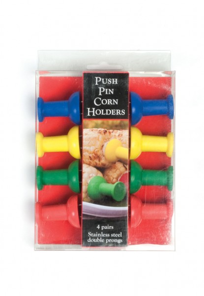 CC5116 Push Pin Corn Holders - Package on White