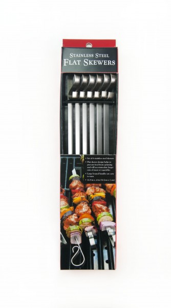 CC5147 Flat Skewers - Package on White