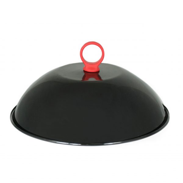 CC5169 Enameled Grill Dome with Silicone Handle - product on white