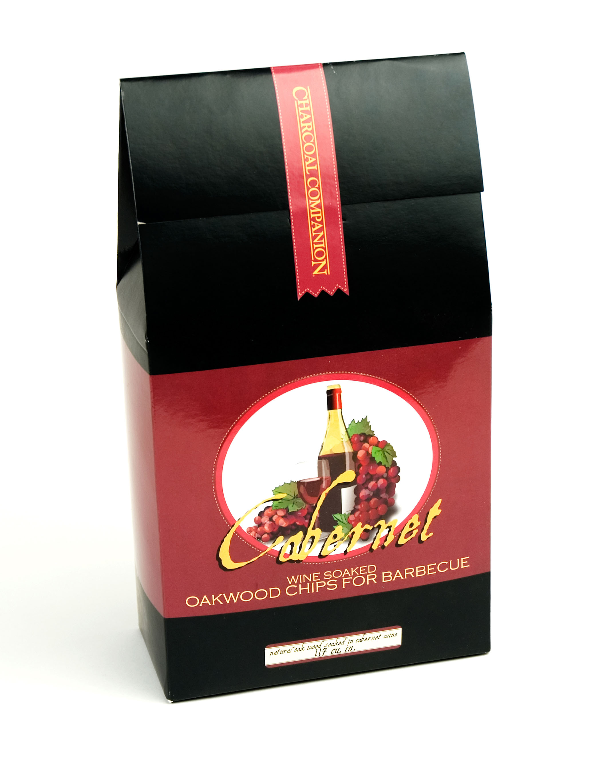 CC6004 Cabernet Wine Soaked Oakwood Chips - Package on White