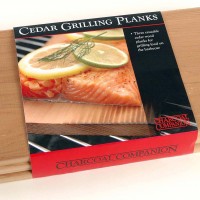 CC6021 Cedar Wood Grilling Planks - Package on White