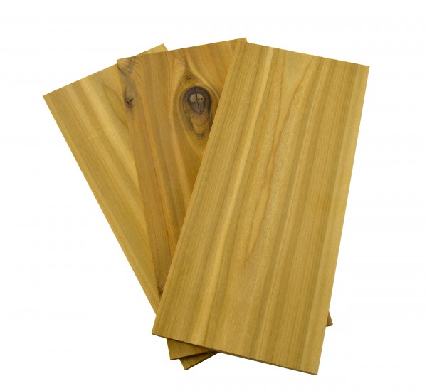 CC6021 Cedar Wood Grilling Planks - Product on White