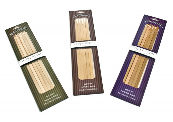 CC6035 Wood Flavored Skewers - Package on White