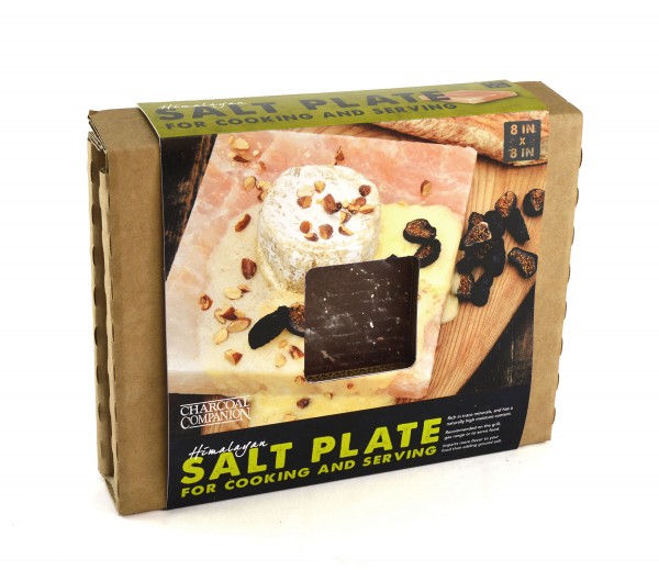 CC6058 Square Himalayan Salt Plate - Package on White