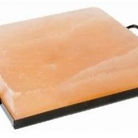 CC6073 Himalayan Salt Plate and Holder - Product on White