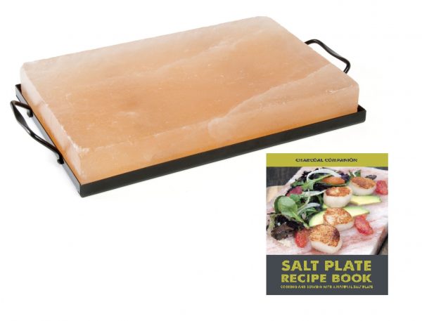 CC7167 Himalayan Salt, Holder & Book Set / 8in x 12in - Product on White