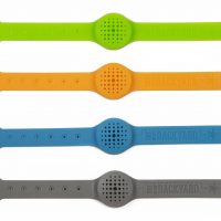 NB0100 Silicone Wristbands with 6 Inserts - Product on White