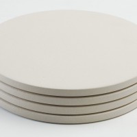 PC0003 Round Mini Pizza Stones - Product on White