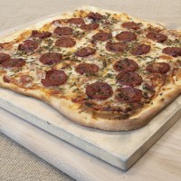 PC0100 Square Pizza Stone - Styled