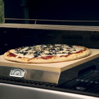 PC0106 Pizza Stone Grill w/ Thermometer - Styled