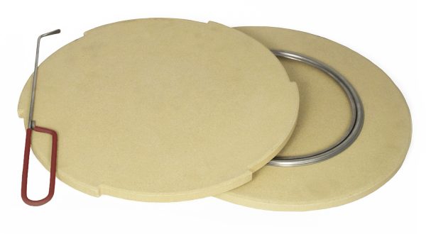 PC0119 Rotating Pizza Stone - Product on White