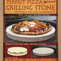 PC0120 Perfect Pizza Grilling Stone - Package on White
