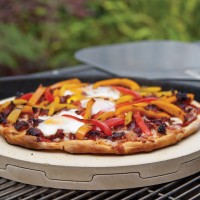 PC0120 Perfect Pizza Grilling Stone - Styled
