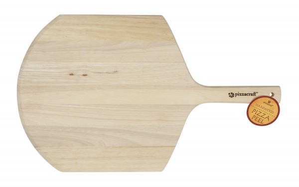 PC0201 Large Wood Pizza Peel - Package on White
