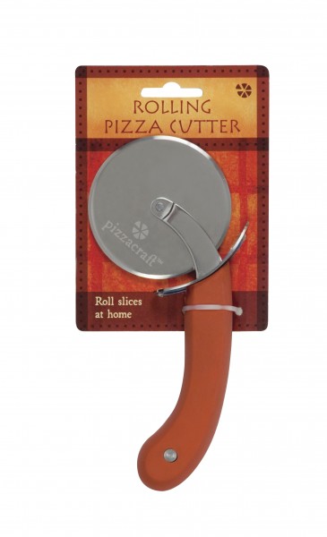 PC0204 Rolling Pizza Cutter - Package on White
