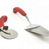 PC0215 Rolling Pizza Cutter & Server Set - Product on White