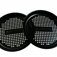 PC0315 8" Personal Pizza Pans - Product on White