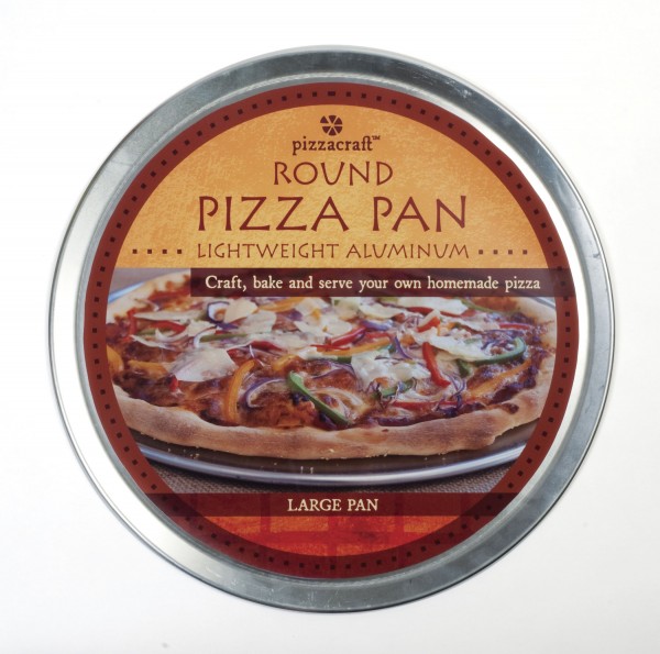 PC0402 16" Pizza Pan - Package on White