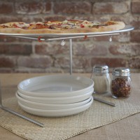 PC0404 16" Pizza Pan & Serving Stand Set - Styled