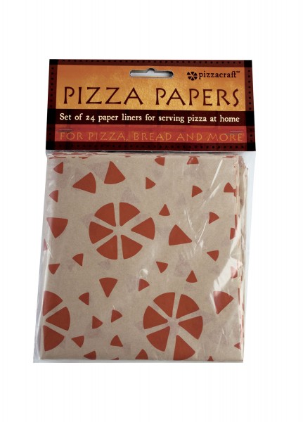 PC0410 Pizza Serving Papers - Package on White