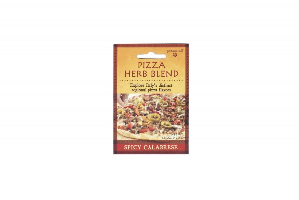 PC0502 Spicy Calabrese Pizza Herb Blend - Product on White