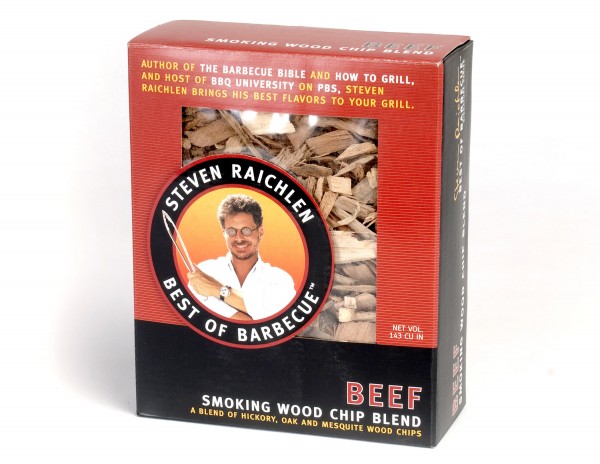 SR8042 Beef Smoking Wood Chip Blend - Product on White