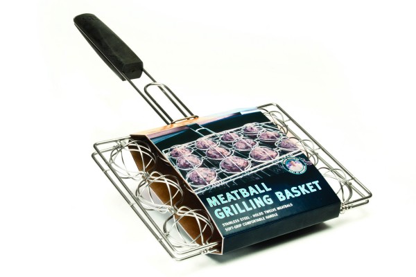 SR8134 Meatball Grilling Basket - Package on White