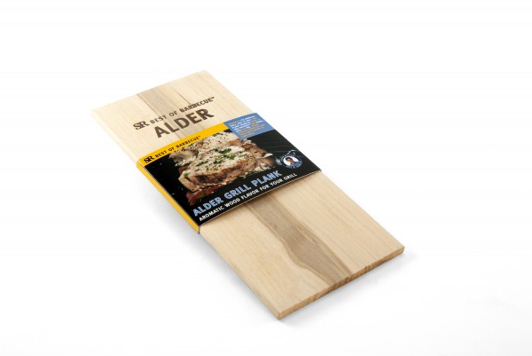 SR8162 Alder Grill Plank - Package on White